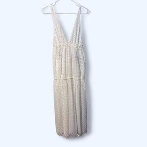 Missoni Romantic Boho Cottagecore Wedding Crochet Maxi Gown Dress Size 46/8